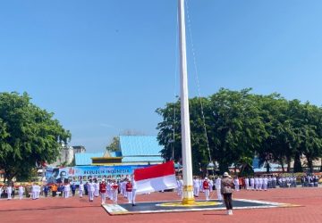 Dipimpin Bupati Kasmarni, Upacara Detik-Detik Proklamasi di Bengkalis Berlangsung Khidmat