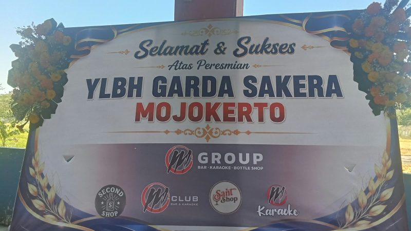 Lintas Sektoral Beri Dukungan, Puluhan Karangan Bunga Semarakkan Hari Jadi dan Peresmian YLBH Garda Sakera