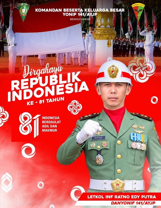 Upacara Pengibaran Bendera HUT ke-81 RI di Griya Agung Palembang Berlangsung Khidmat