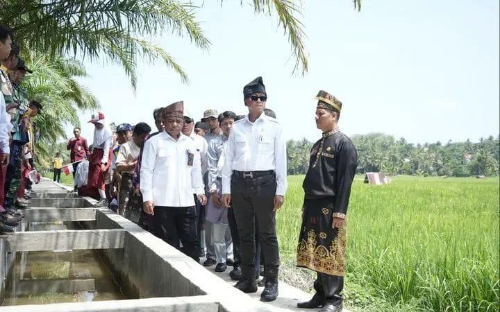 Kementerian PU Kucurkan Rp101 Miliar untuk Bangun 56 Jaringan Irigasi di Kuansing