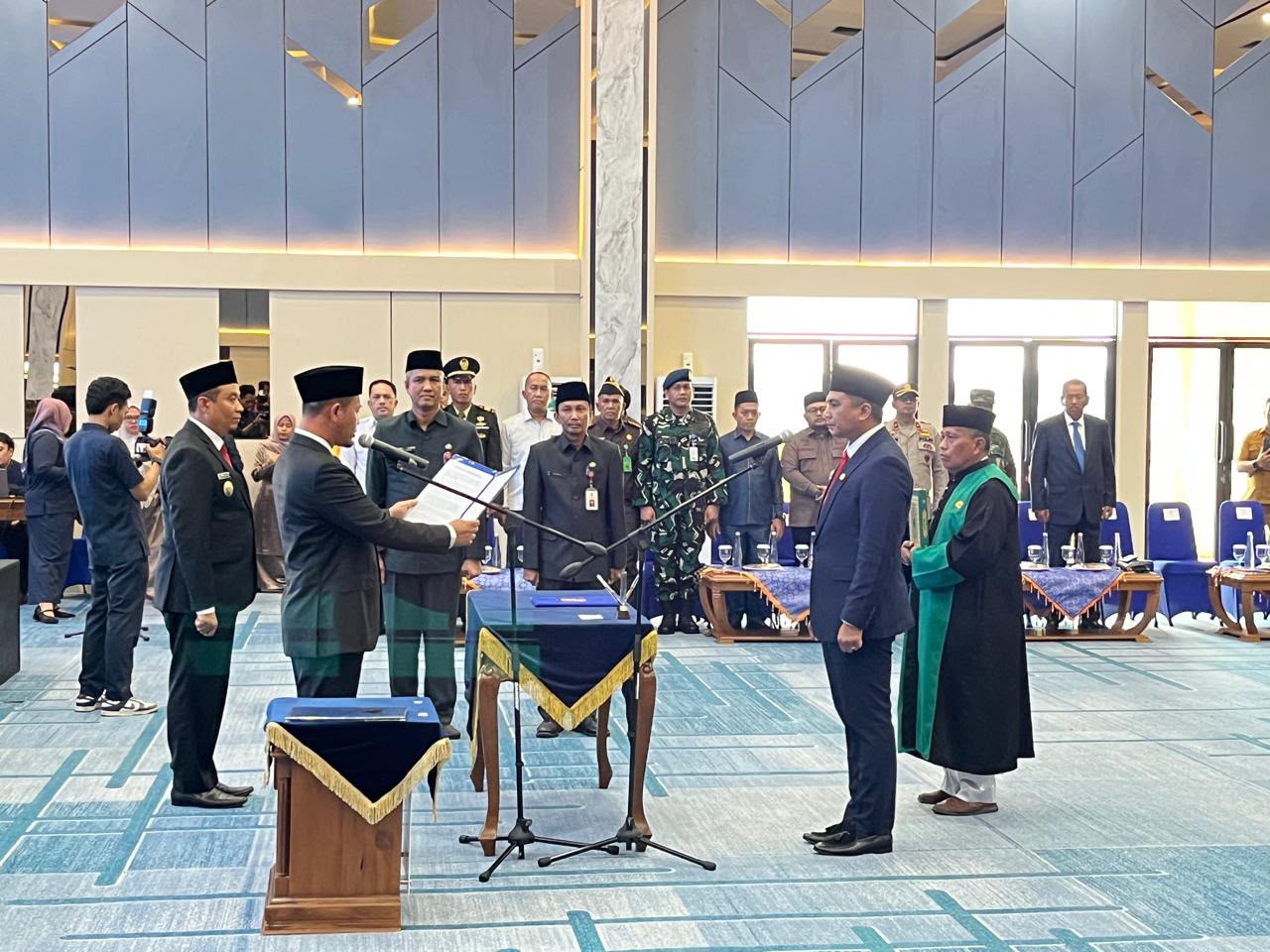 Lantik Sekdako Pekanbaru dan Pejabat Baru, Walikota Agung Nugroho Titipkan Sejumlah PR Besar