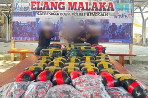Diwarnai Kejar-kejaran Sengit, Polres Bengkalis Gagalkan Penyelundupan 30 Kg Sabu dan Ratusan Ribu Ekstasi