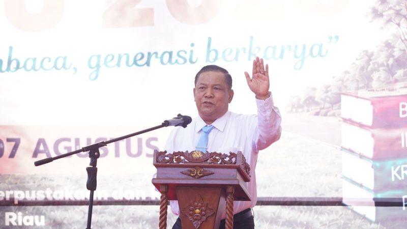 Buka Festival Literasi Riau 2026, Pemprov Kejar Target Minat Baca 73 Persen di 2029