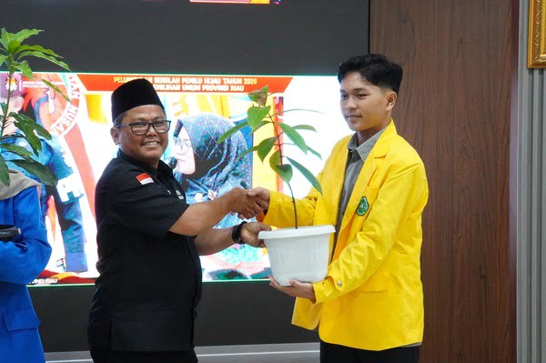 KPU Riau Luncurkan Sekolah Pemilu Hijau 2026, Padukan Edukasi Demokrasi dan Kelestarian Lingkungan