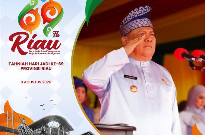 Semarakkan Hari Jadi, Diskominfotik Riau Ajak Masyarakat Pasang Twibbon Resmi HUT ke-69 Provinsi