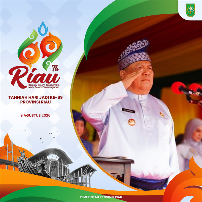 Semarakkan Hari Jadi, Diskominfotik Riau Ajak Masyarakat Pasang Twibbon Resmi HUT ke-69 Provinsi