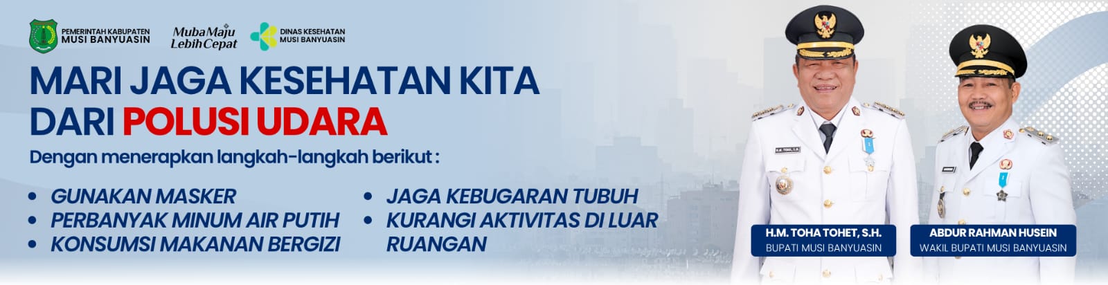 pemkab musi banyuasin mari jaga kesehatan kita