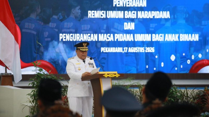 HUT Ke-81 RI: 10.987 Narapidana di Riau Terima Remisi, 185 Orang Langsung Bebas