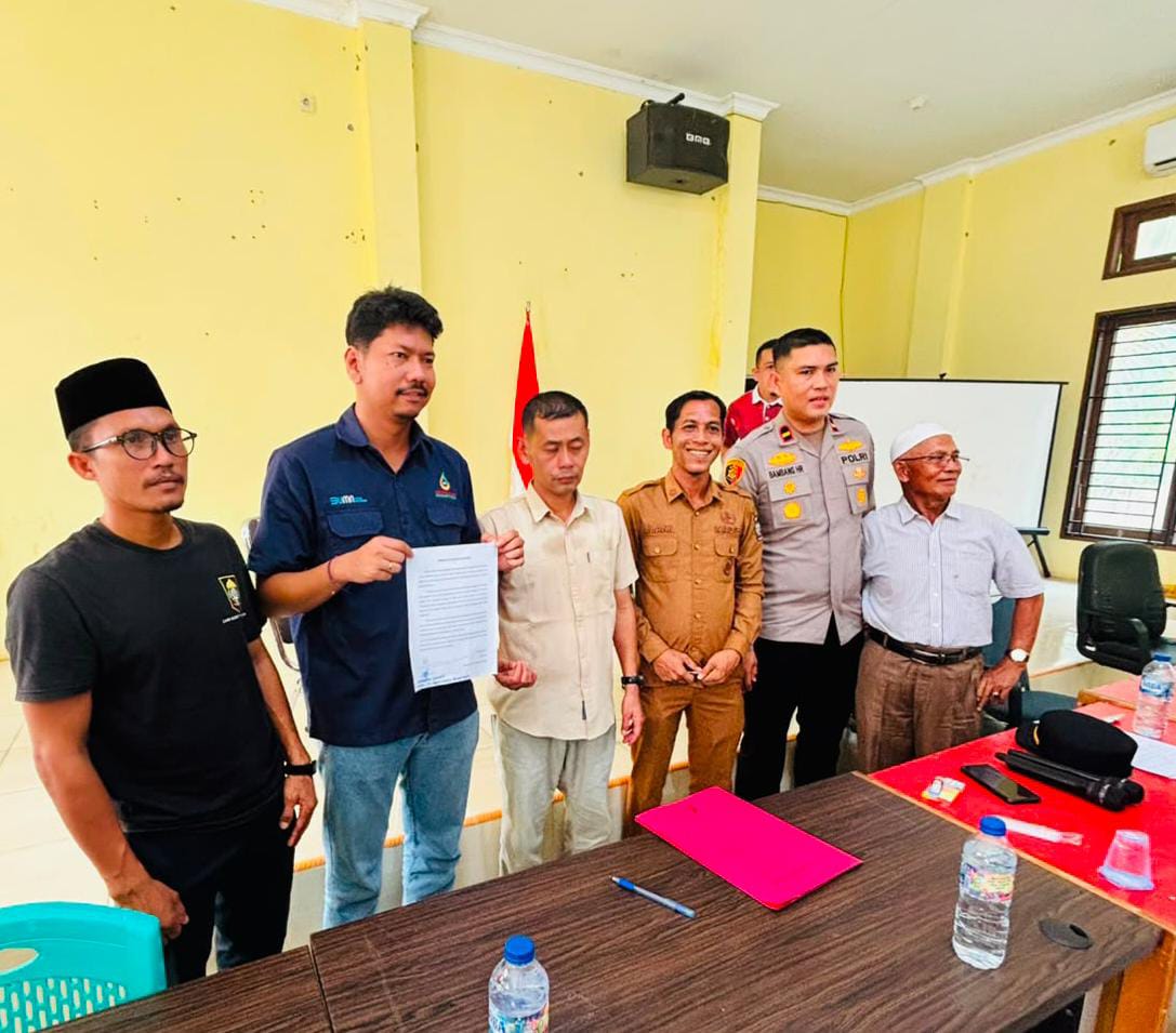 Suasana Sosialisasi Tegang, Warga Pangkalan Gondai Tolak Penguasaan Lahan oleh PT Agrinas