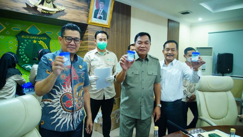 Bupati Toha Tegaskan Komitmen Bersih Narkoba, Pejabat Pemkab Muba Jalani Tes Urine