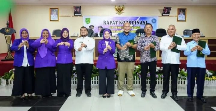 Perkuat 6 Layanan Dasar, TP Posyandu Inhu Jalin Kerja Sama Lintas Sektor dengan Baznas hingga BPR