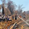Terjun Langsung Padamkan Karhutla di Sungai Guntung Hilir, Bupati Ade dan Kapolres Inhu Apresiasi Perjuangan Tim Gabungkan