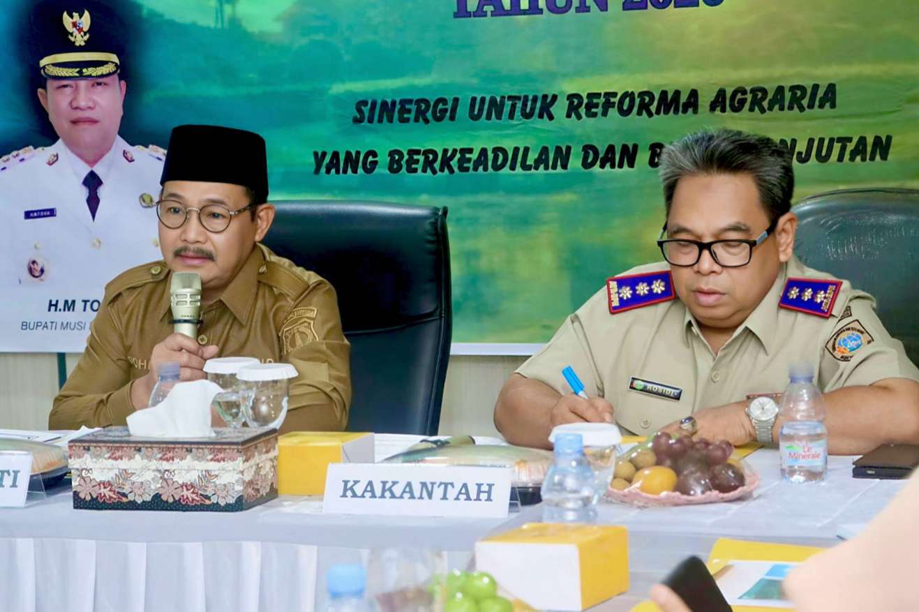 Buka Rakor GTRA 2026, Wabup Muba Tekankan Keadilan dan Kepastian Hukum Atas Tanah Mayarakat