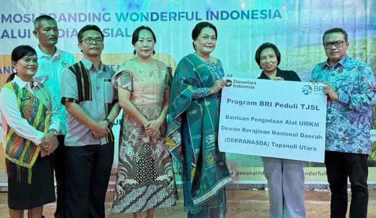 BRI Peduli Dukung Pengembangan UMKM dan Kerajinan Tapanuli Utara