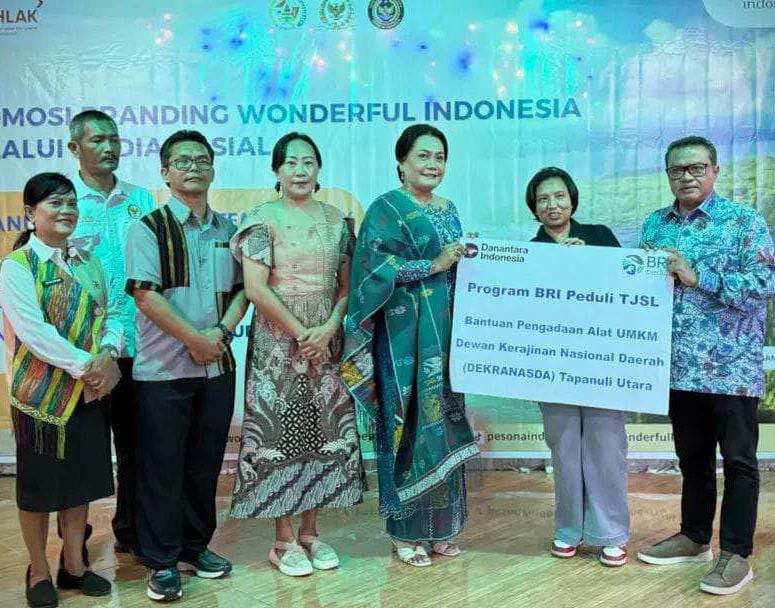 BRI Peduli Dukung Pengembangan UMKM dan Kerajinan Tapanuli Utara