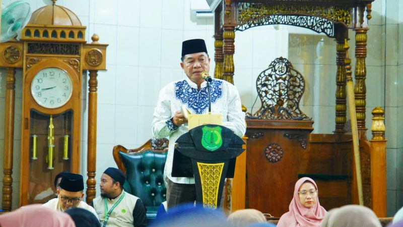 Hadiri Maulid Nabi di Babat Toman, Bupati Toha Tegaskan Pembangunan Akhlak Jadi Prioritas Muba