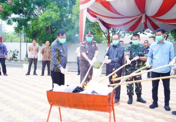 Sabu hingga Senjata Dimusnahkan, Kejari Muba Tuntaskan 141 Perkara Inkracht