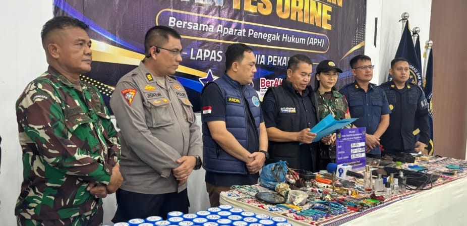 Ratusan Benda Berbahaya Lolos ke Kamar Sel, Kinerja Pengamanan Petugas Lapas Pekanbaru Dipertanyakan