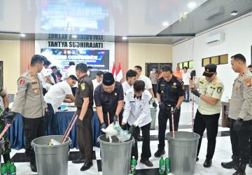 Polres Bengkalis Musnahkan 30,6 Kg Sabu dan 122 Ribu Pil Ekstasi, Ungkap Jaringan Narkotika Internasional