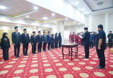 Bupati Muba Toha Tohet Lantik Pejabat Baru: Penguatan Birokrasi Harus Bermuara pada Kinerja Nyata