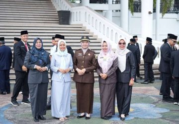 Hadiri Upacara Hari Kesaktian Pancasila, Anggota DPRD Siak Nia Sari Sihotang Bacakan Naskah Ikrar