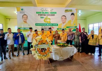 Hadiri HUT ke-62 Golkar di Muara Enim, Plt. Bupati Sumarni Apresiasi Kontribusi Nyata Partai bagi Daerah