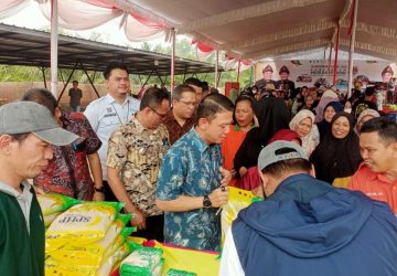 Operasi Pasar Murah di Keluang, Pemkab Muba Hadir Ringankan Beban Warga