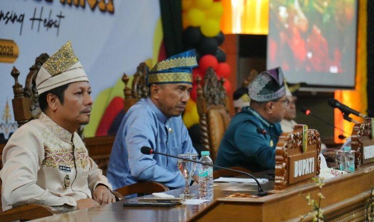 Paripurna HUT Ke-27 Kuansing, Plt Bupati Muklisin Paparkan Lonjakan Pertumbuhan Ekonomi 5,31 Persen