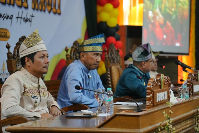 Paripurna HUT Ke-27 Kuansing, Plt Bupati Muklisin Paparkan Lonjakan Pertumbuhan Ekonomi 5,31 Persen