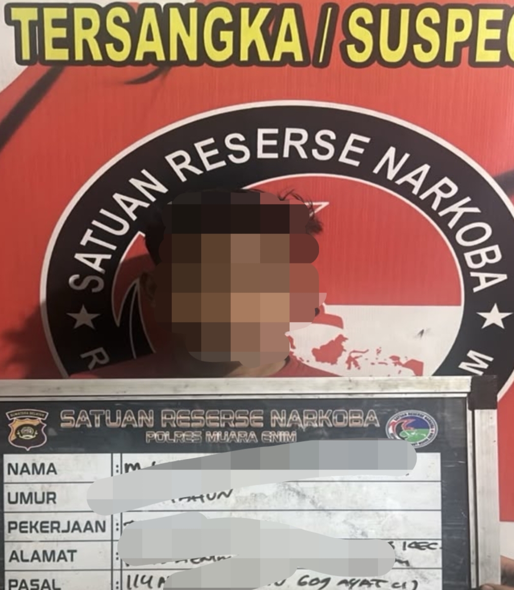 Berawal dari Laporan Warga, Satresnarkoba Polres Muara Enim Sukses Ungkap Peredaran Sabu Dini Hari