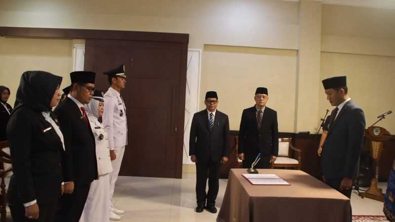 Penyegaran Birokrasi Bumi Serepat Serasan, Bupati PALI Lantik 26 Pejabat Struktural
