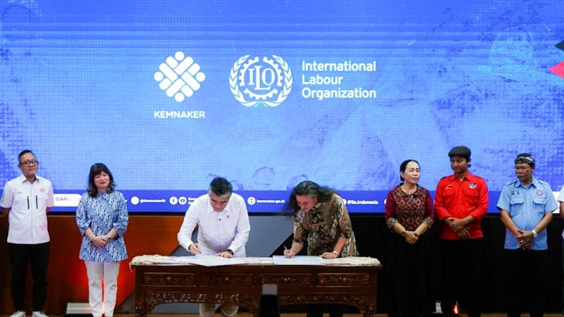 Hadapi Era AI dan Green Economy, Kemnaker-ILO Luncurkan Program Pekerjaan Layak 2026–2030