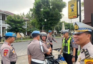 Disiplinkan Internal, Satlantas Polres Inhu Gelar Razia Personel Jelang Operasi Patuh LK 2026