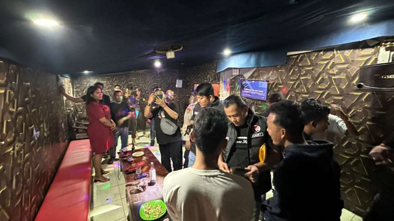 Razia THM Operasi Sarang Narkoba Polres Inhu, 1 Pengunjung Cafe Natural Pematang Reba Positif Metamfetamin Sabu Diamankan