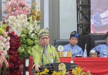 Hadiri Rapat Paripurna HUT Ke-27 Rohul, Pemprov Riau Tekankan Sinergi Anggaran dan Program Pusat